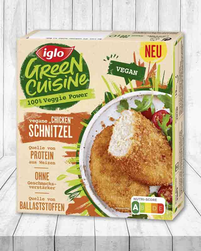 Vegane Chicken Schnitzel von iglo