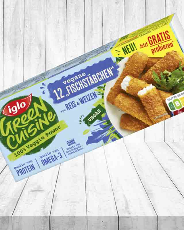 Iglo Green Cuisine Vegane Fischstäbchen
