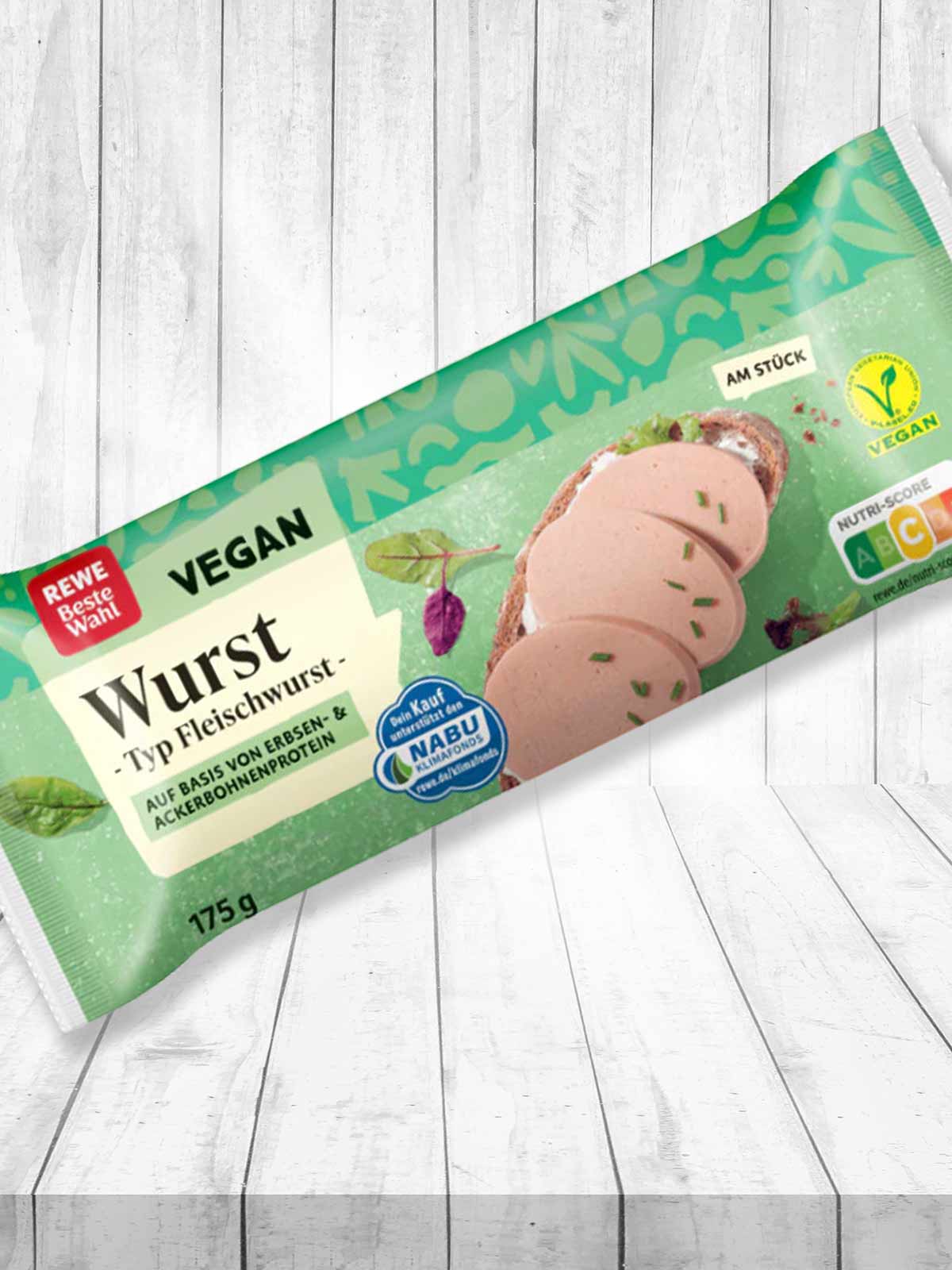 Rewe Vegane Fleischwurst