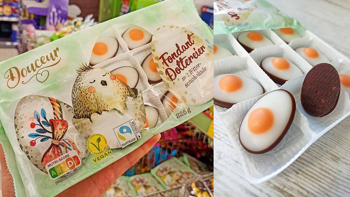 Die Fondant Eier von Penny Douceur sind eine vegane Ostersüßigkeit. Penny Douceur Vegane Fondanteier