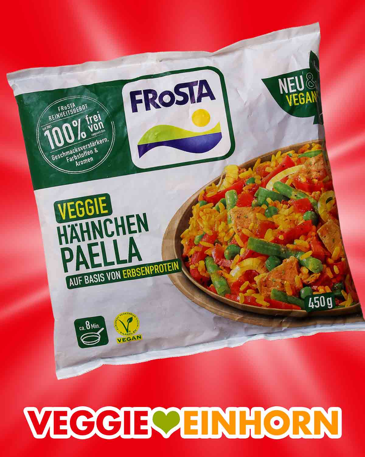 Vegane Hähnchen Paella von Frosta