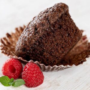 Vegane Schoko Himbeer Muffins