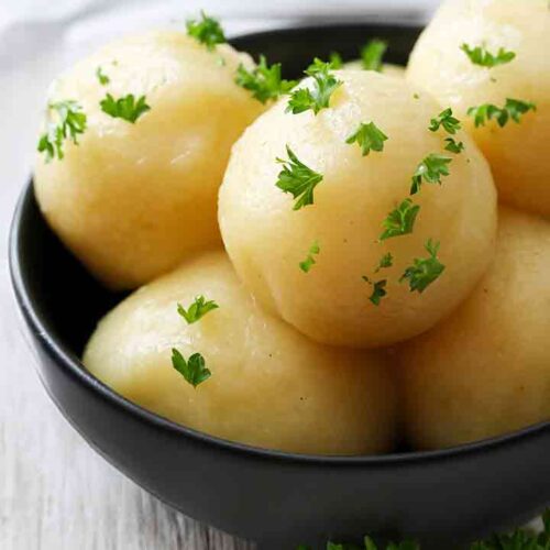 Vegane Kartoffelknödel ohne Ei