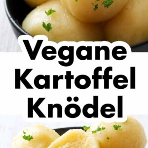 Vegane Kartoffelknödel ohne Ei