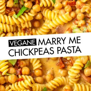 Vegane Marry Me Pasta mit Kichererbsen