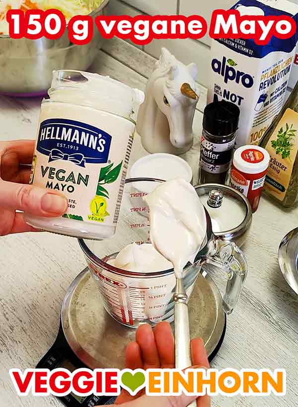 Hellmann's Vegan Mayo Vegane Mayonnaise für Coleslaw Dressing
