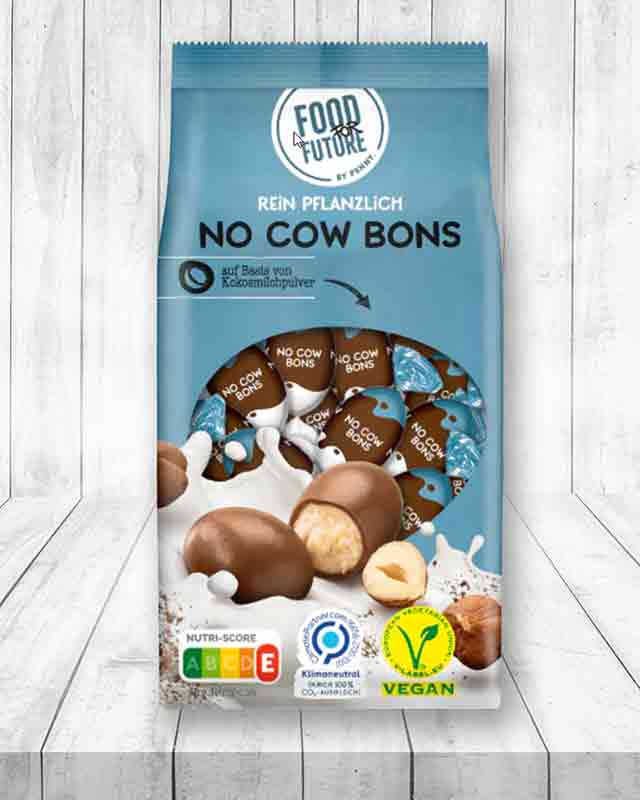 Eine Packung No Cow Bons von Penny