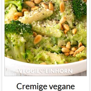 Vegane Pasta mit Brokkoli Sauce