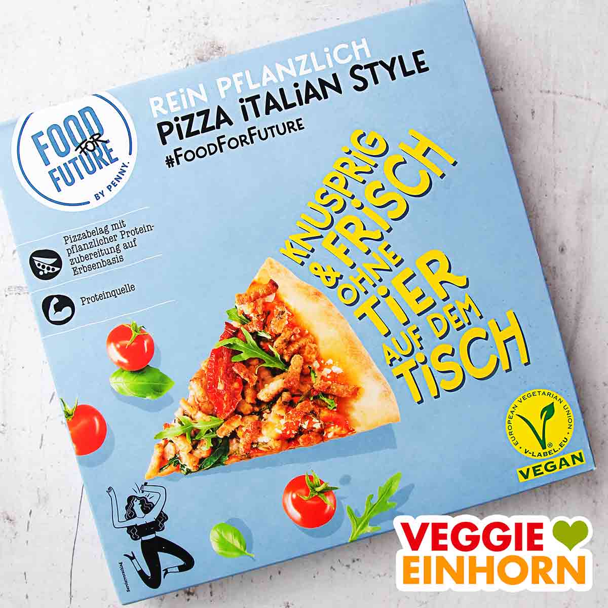 Vegane Pizza von Penny