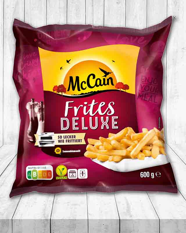 Vegane Tiefkühl Pommes McCain Frites Deluxe