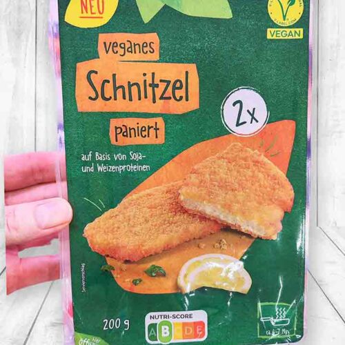 Lidl vegane Schnitzel Vemondo