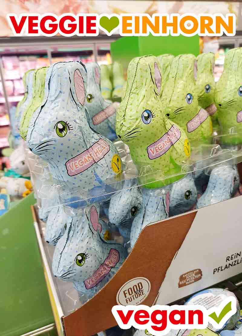 Die veganen Schokohasen von Penny im Supermarkt Vegane Schoko Osterhasen von Food For Future by Penny