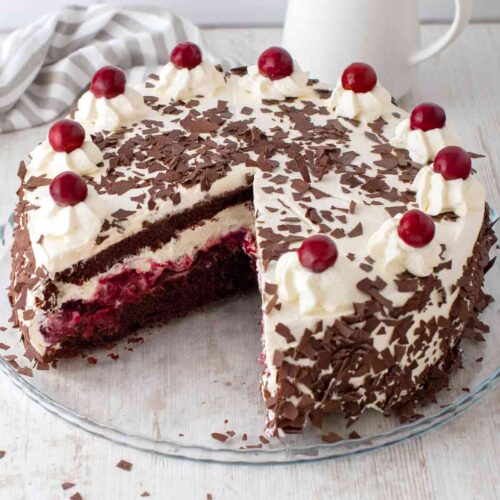 Vegane Schwarzwälder Kirsch Torte