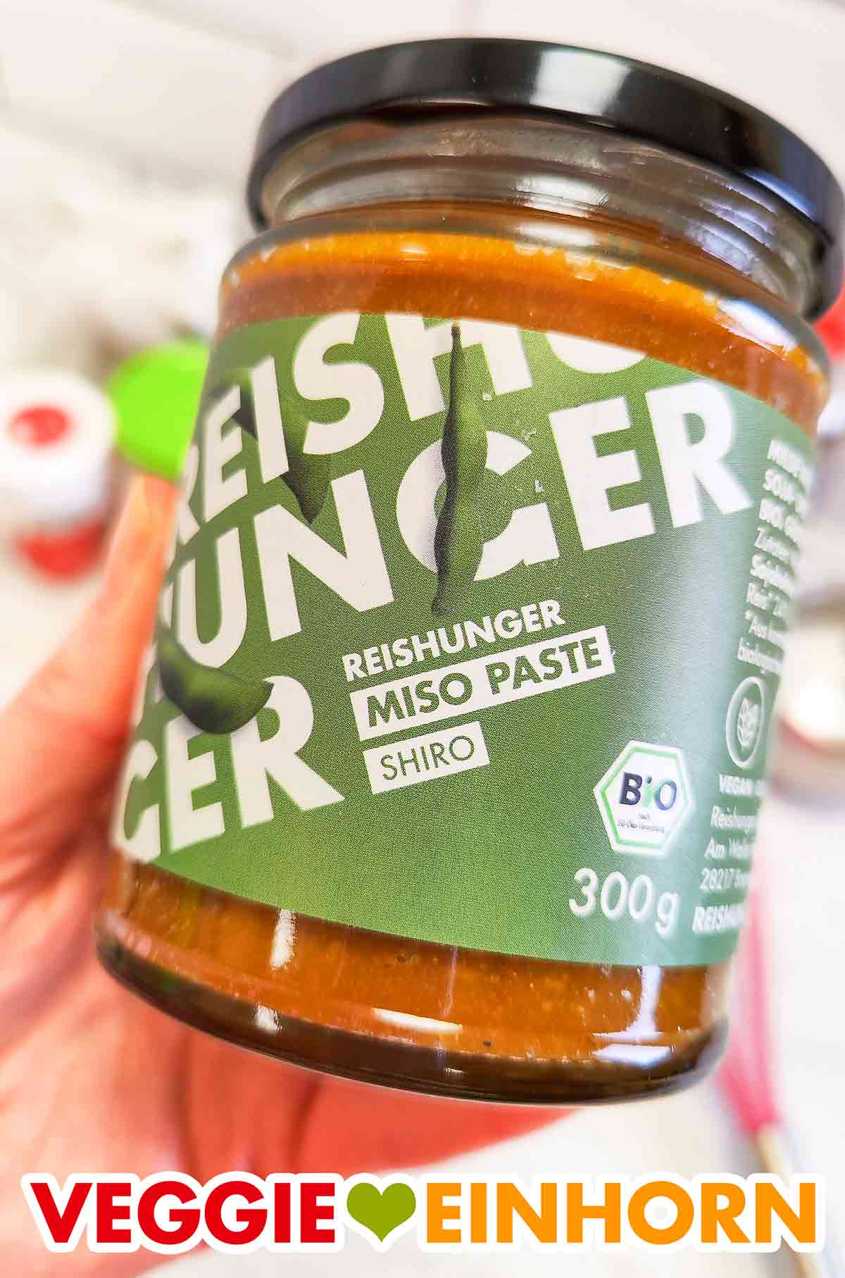 Das Shiro Miso von Reishunger ist vegan und glutenfrei. Shiro Miso Paste von Reishunger