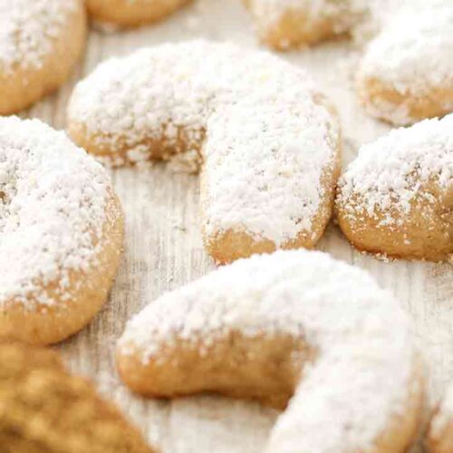 Vegane Vanillekipferl für Weihnachten