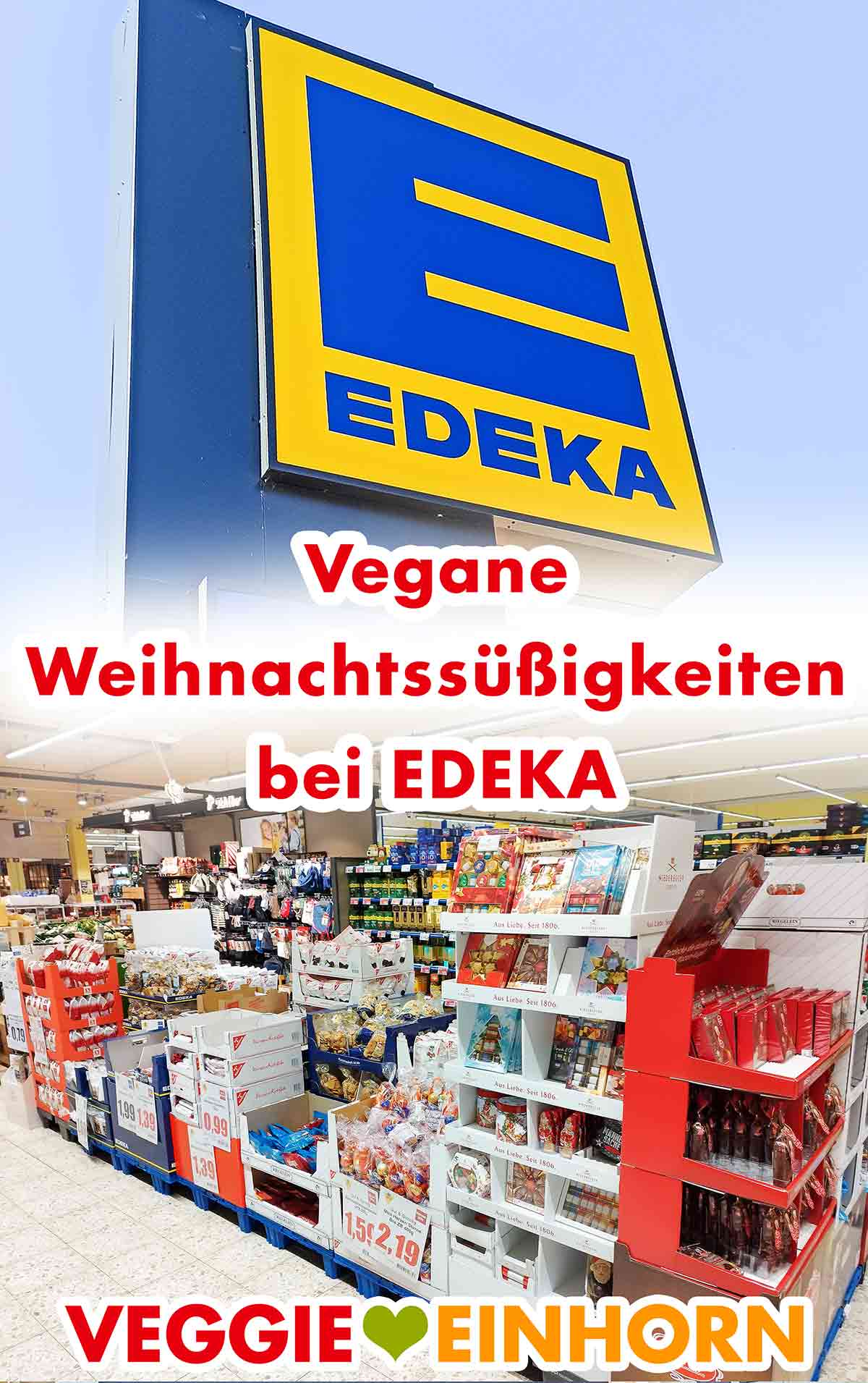Bei Edeka gibt es einige vegane Weihnachtssüßigkeiten. Vegane Weihnachtssüßigkeiten bei EDEKA