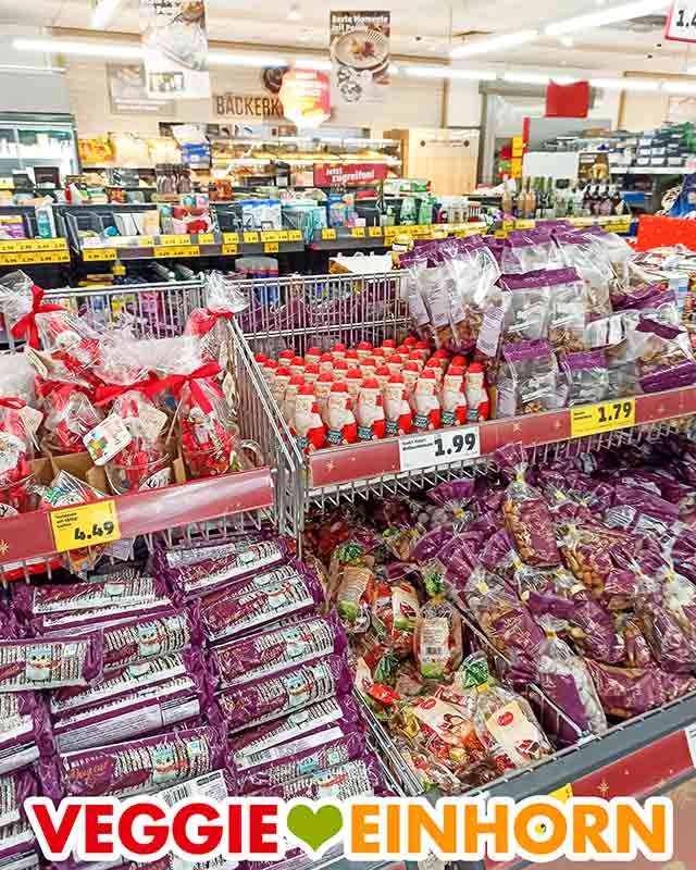 Weihnachtssüßigkeiten vegan 2022 Penny