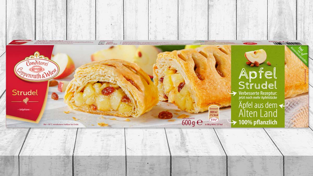 Veganer Apfelstrudel von Coppenrath & Wiese