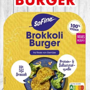 Veganer Brokkoli Burger von SoFine im Test