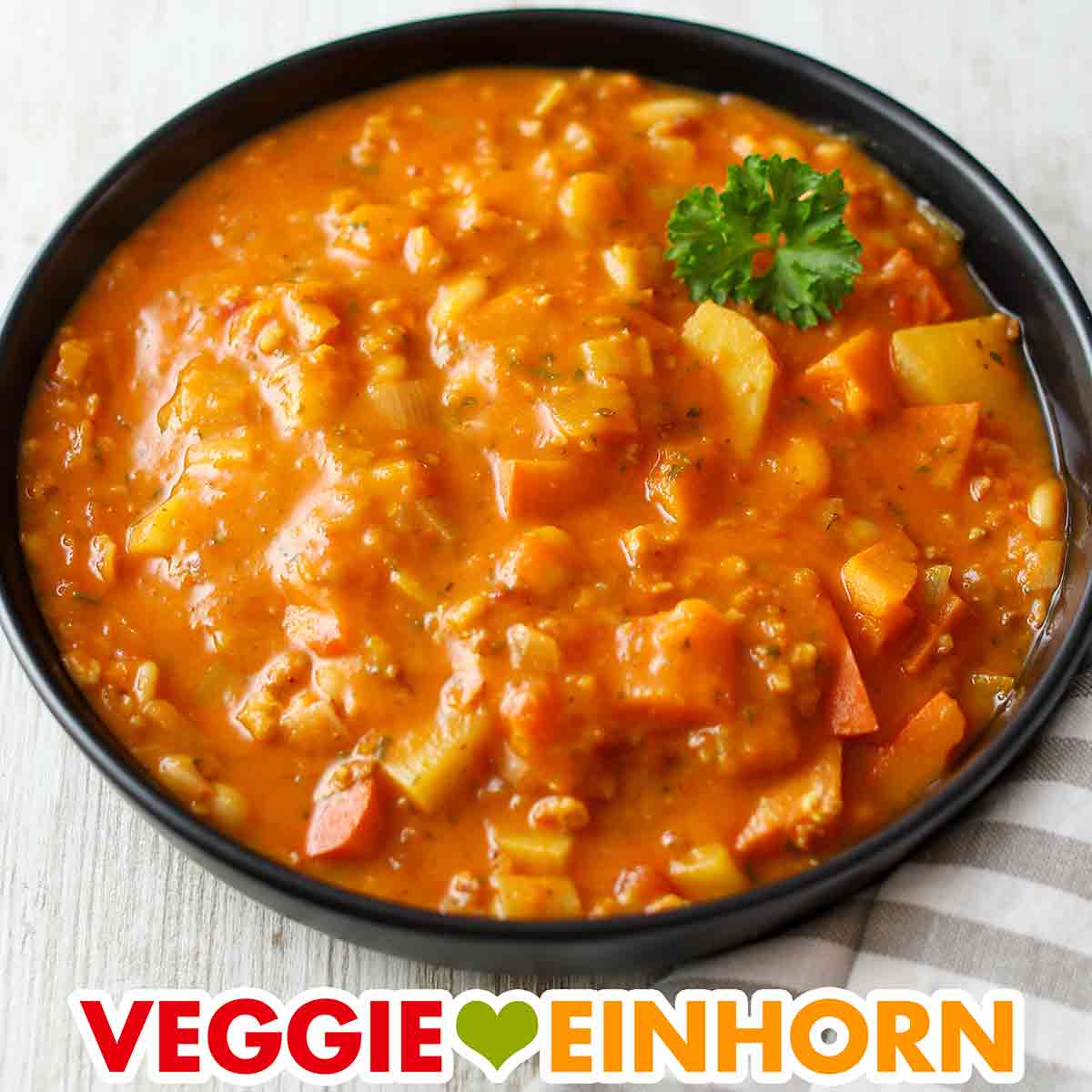 Veganer Kürbiseintopf
