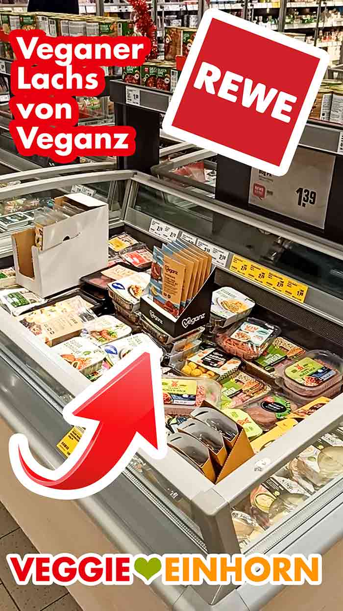 Veganz Räucherlachs im Rewe Veganer Lachs im Supermarkt