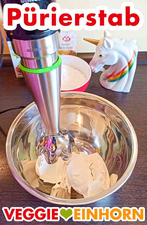 Schlagfix Mascarpone und Stabmixer Pürierstab und veganer Mascarpone