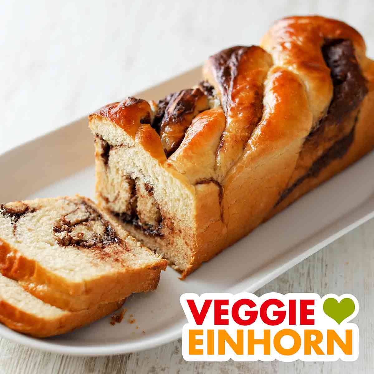 Veganer Nutella Babka
