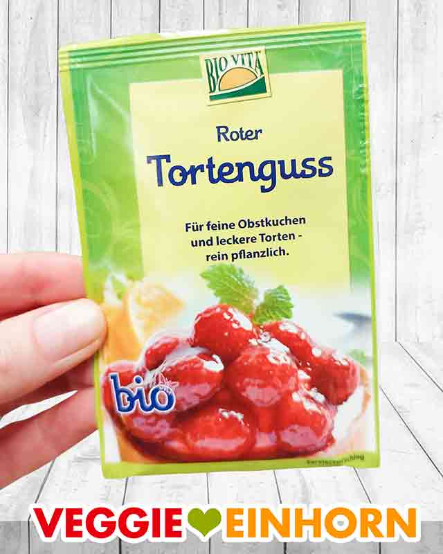 Biovita Roter Tortenguss vegan