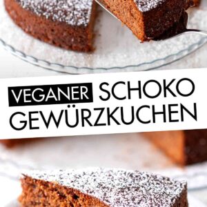 Saftiger veganer Schoko Gewürzkuchen