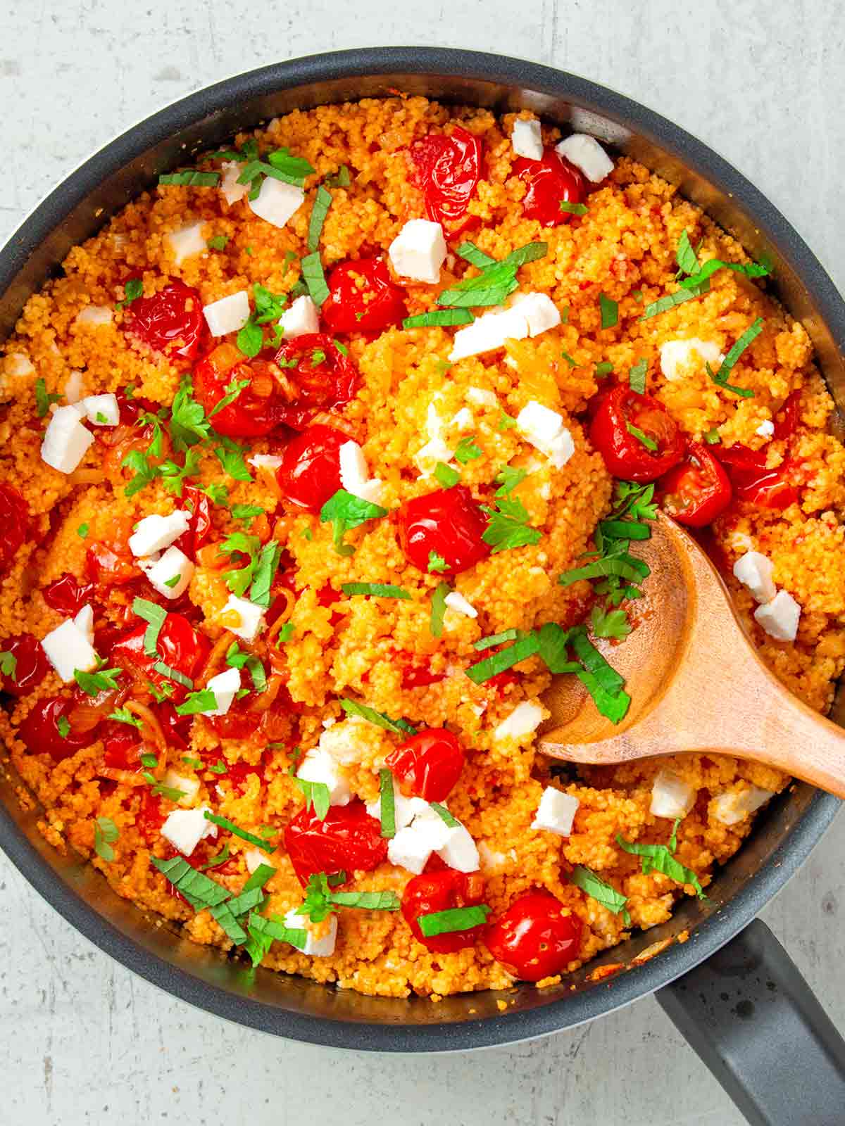 Veganer Tomaten Couscous