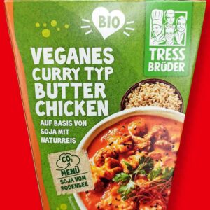 Tressbrüder Veganes Curry Typ Butter Chicken im Test
