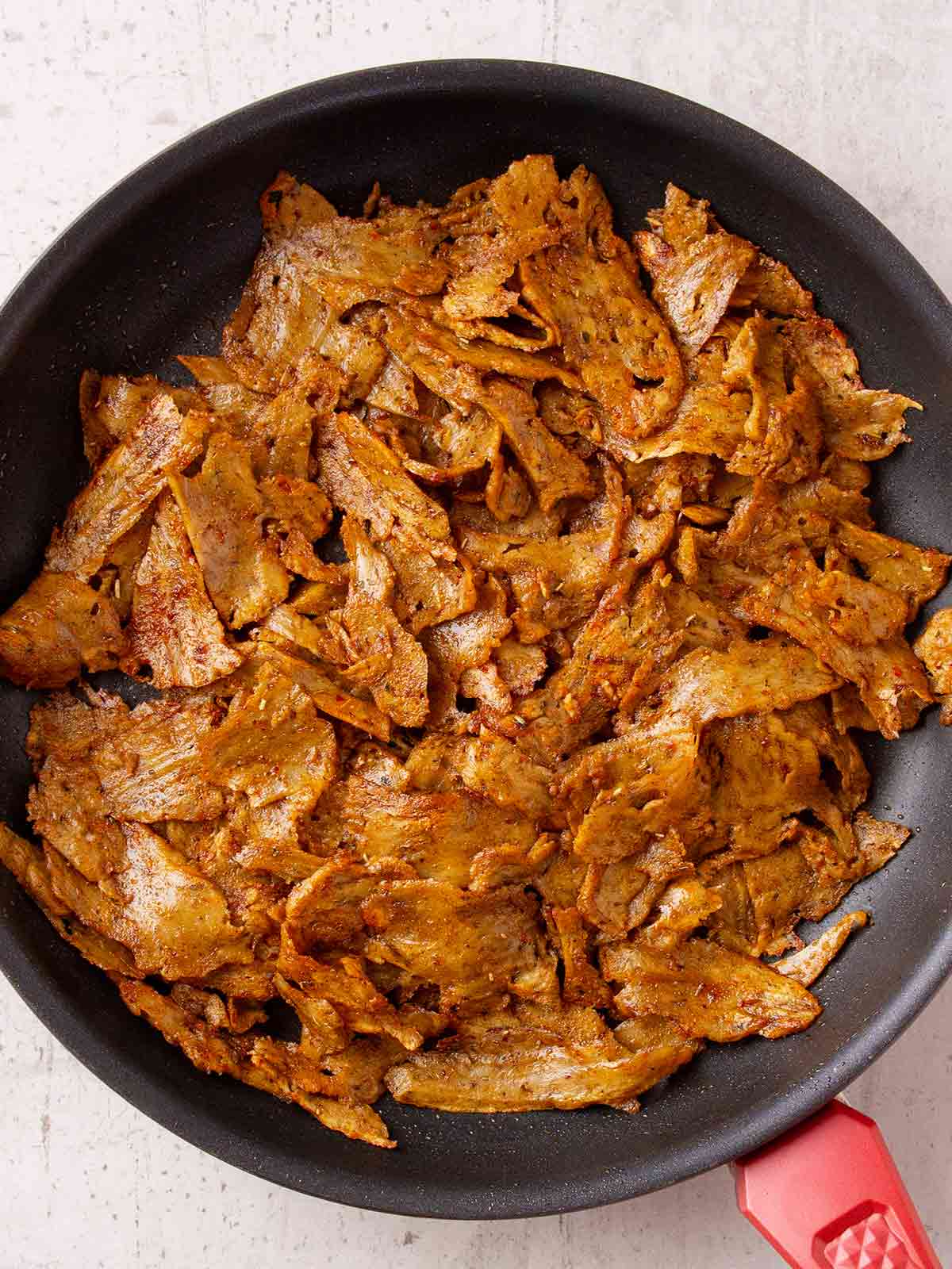 Veganes Seitan Dönerfleisch selber machen