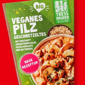 Veganes Pilz Geschnetzeltes von Tressbrüder im Test