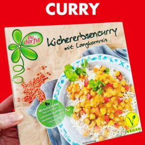 Veganes Kichererbsencurry von Du Darfst im Test