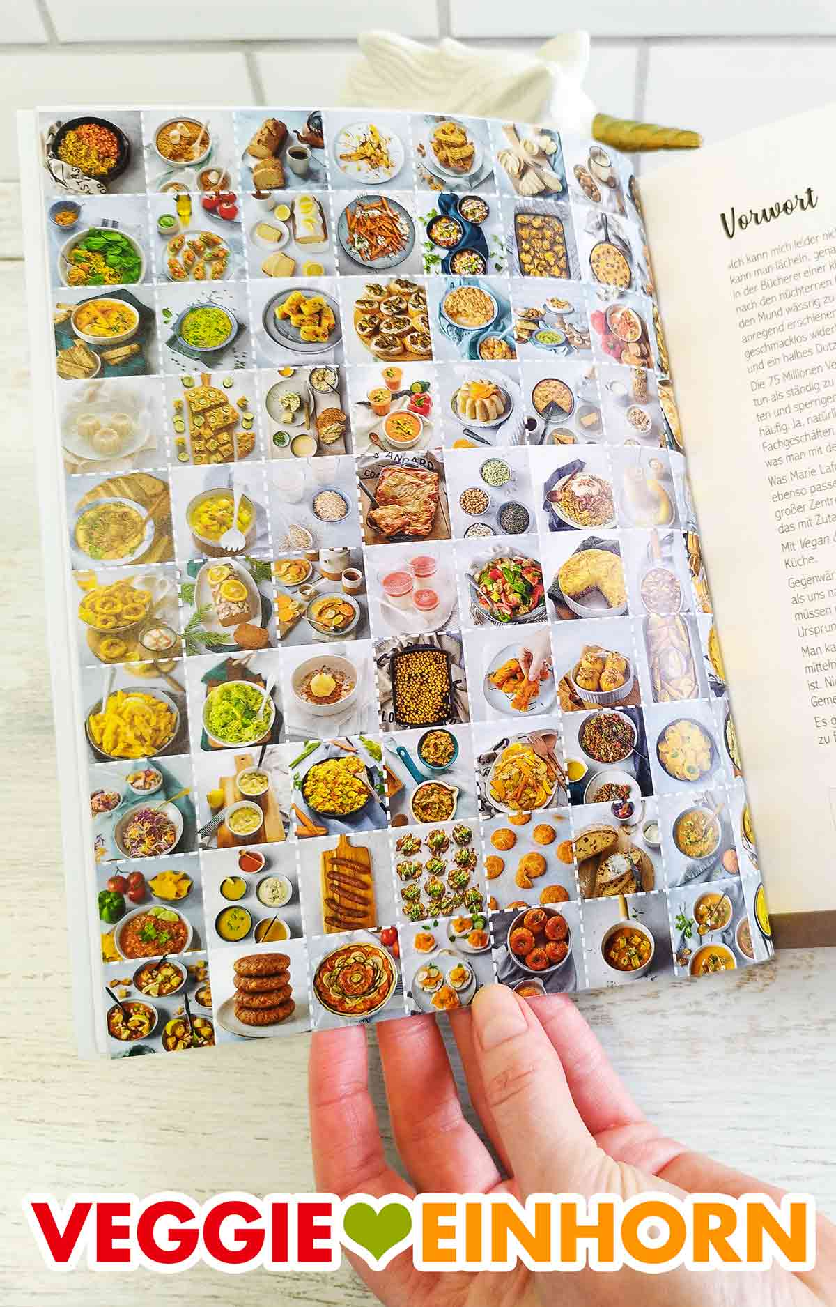 Das Buch enthält 85 günstige vegane Rezepte. Rezeptbilder im veganen Kochbuch Vegan und Günstig von Marie Laforêt
