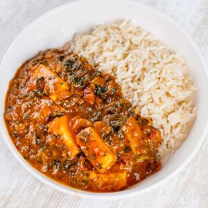 Veganes Palak Paneer