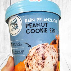 Veganer Produkttest Peanut Cookie Eis von Penny