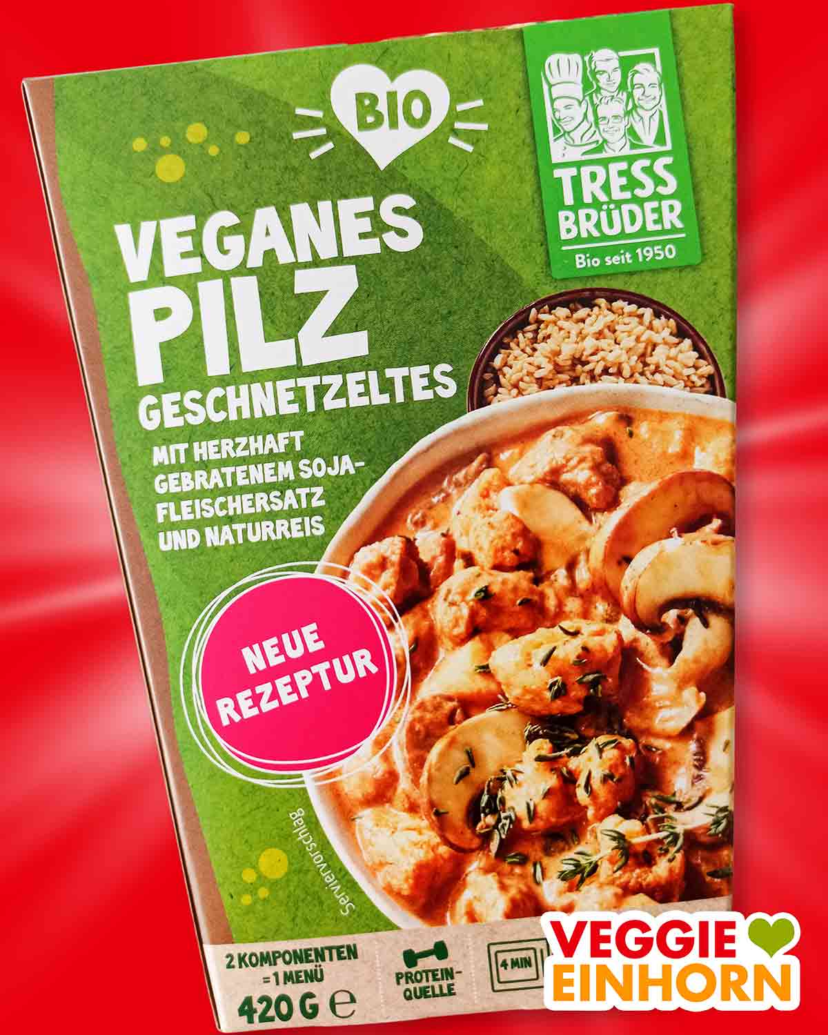 Veganes Pilzgeschnetzeltes von Tressbrüder