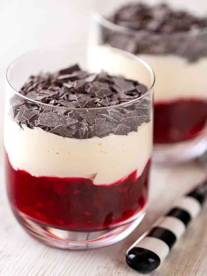 Veganes Schneewittchen Dessert