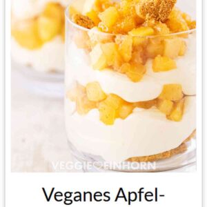 Veganes Bratapfel Spekulatius Dessert