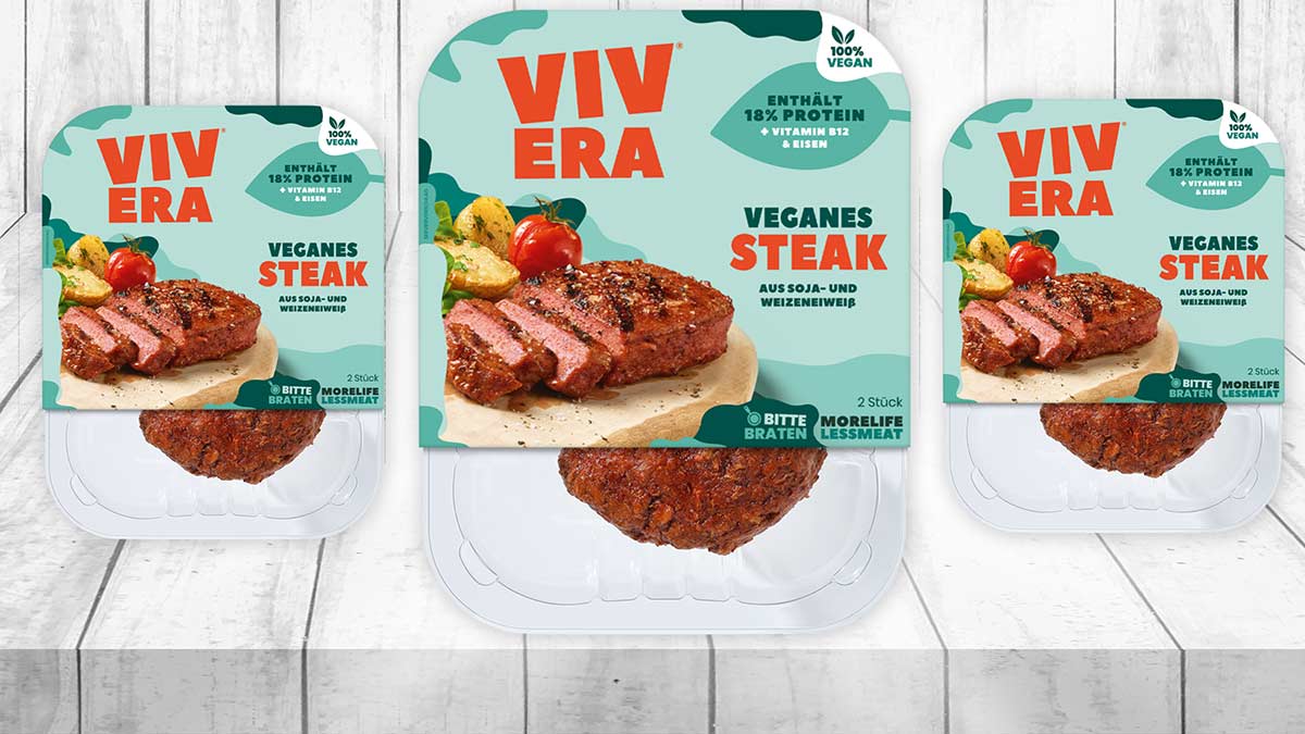 Das Steak von Vivera ist vegan und vegetarisch. Veganes Steak von Vivera