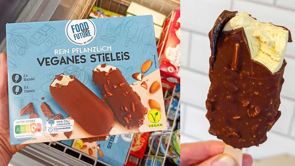 Veganes Stieleis von Penny