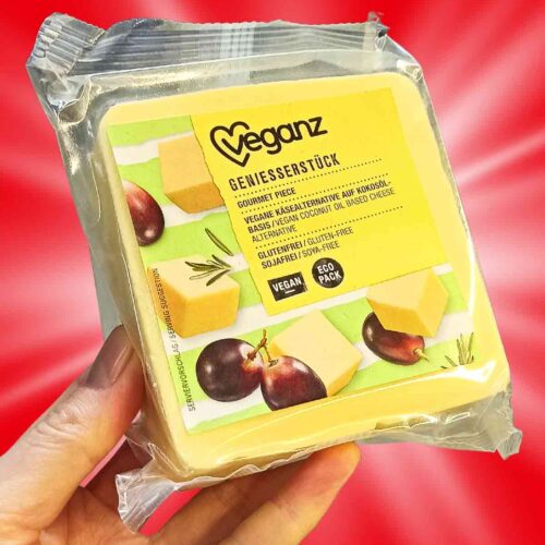 Veganer Gouda Käse Block von Veganz