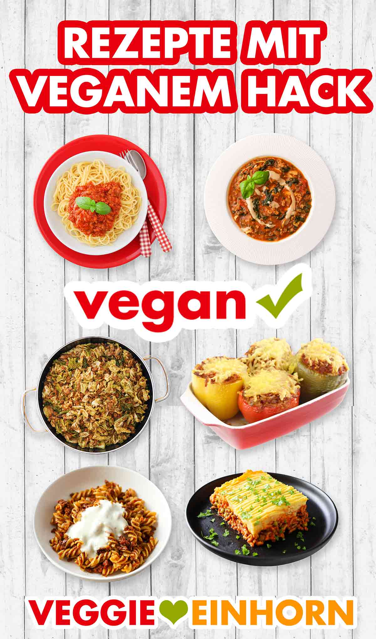 Rezepte mit veganem Hack Verschiedene Gerichte mit veganem Hackfleisch