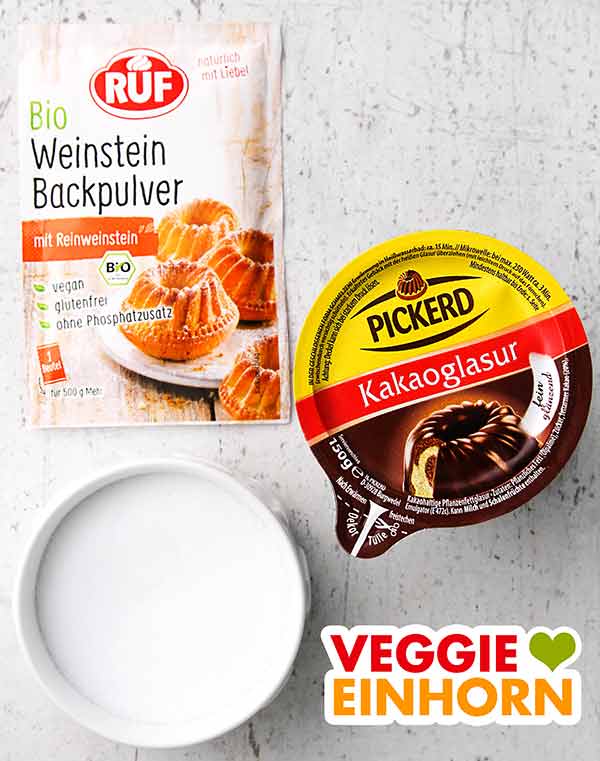 RUF Bio Weinsteinbackpulver, Pickerd Kakaoglasur und Salz Weinsteinbackpulver, Kakaoglasur, Salz