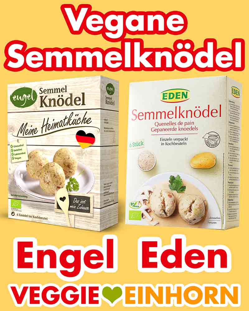 Die Semmelknödel von Engel und Eden sind vegan und bio. Vegane Semmelknödel zum Kaufen